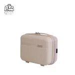 تصویر اختصاصی از کیف آرایشی چمدان هرموسا کد ۸۰۲۵ در رنگ کرم