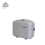 تصویر اختصاصی از کیف آرایشی چمدان هرموسا کد ۸۰۲۵ در رنگ طوسی