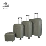 تصویر اختصاصی از ست چهار تکهٔ چمدان هرموسا کد ۸۰۲۶ در رنگ سبز سدری