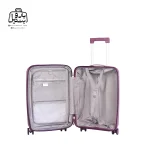 تصویر اختصاصی از زیپ باز چمدان هرموسا کد ۸۰۲۶ در رنگ بنفش