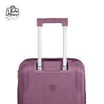 تصویر اختصاصی از نمای پشتی دستهٔ ترولی (کشنده) چمدان هرموسا کد ۸۰۲۶ در رنگ بنفش
