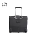 تصویر اختصاصی از نمای پشتی چمدان خلبانی پرزیدنت کد ۹۱۲ در رنگ مشکی