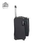 تصویر اختصاصی از نمای کناری چمدان خلبانی پرزیدنت کد ۹۱۲ در رنگ مشکی