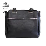 تصویر اختصاصی از نمای پشتی کیف زنانه دنیز جنوا کد ۰۰۱۰۱ در رنگ مشکی