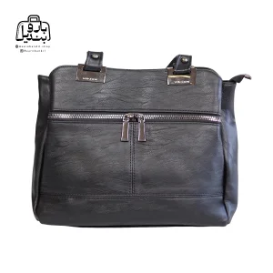 تصویر اختصاصی از نمای جلوی کیف زنانه دنیز جنوا کد ۰۰۱۰۱ در رنگ مشکی