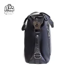 تصویر اختصاصی از نمای کناری کیف دوشی زنانه دنیز جنوا کد ۰۰۱۱۳b در رنگ مشکی