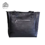 تصویر اختصاصی از نمای پشتی کیف دوشی زنانه دنیز جنوا کد ۰۰۴۳ در رنگ مشکی