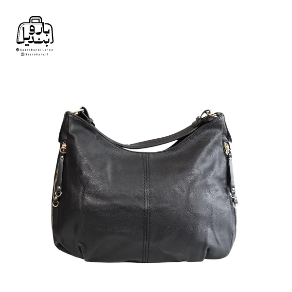 تصویر اختصاصی از نمای جلوی کیف زنانه دوشی هیدا کد ۲۲۳۵ در رنگ مشکی