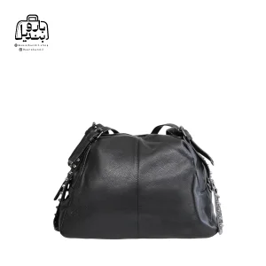 تصویر اختصاصی از نمای جلوی کیف زنانه دوشی هیدا کد ۶۰۲۸ در رنگ مشکی