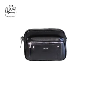 تصویر اختصاصی از نمای جلوی کیف دوشی زنانه ماندیرو کد ۲۰۰۹md در رنگ مشکی