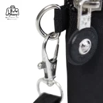 تصویر اختصاصی از جزئیات کیف زنانه دوشی سینگلی کد ۱۰ در رنگ مشکی