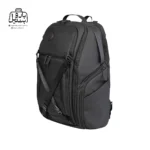 تصویر اختصاصی از نمای جلو و کناری کوله‌پشتی آرکتیک هانتر کد B00575 در رنگ مشکی