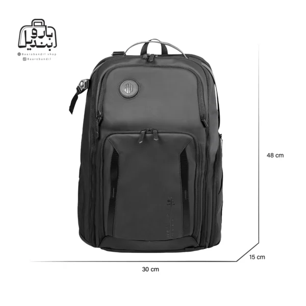 تصویر اختصاصی از سایزبندی کوله آرکتیک هانتر کد b00575 در رنگ مشکی