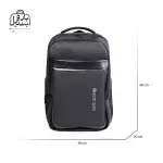 تصویر اختصاصی از نمای جلوی کوله‌پشتی آرکنیک هانتر کد h۱۰۵۲ در رنگ مشکی همراه با سایزبندی