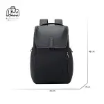 تصویر اختصاصی از نمای جلوی کولهپشتی بنج کد ۲۵۸۱ در رنگ مشکی همراه با سایزبندی