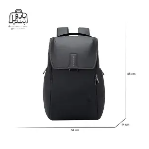 تصویر اختصاصی از نمای جلوی کولهپشتی بنج کد ۲۵۸۱ در رنگ مشکی همراه با سایزبندی