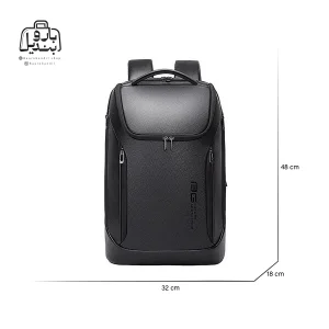 تصویر اختصاصی از نمای جلوی کوله‌پشتی بنج کد ۶۶۲۳ در رنگ مشکی همراه با سایزبندی