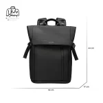 تصویر اختصاصی از نمای جلوی کولهپشتی بنج کد ۷۷۰۰ در رنگ مشکی همراه با سایزبندی