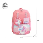 تصویر اختصاصی از نمای جلوی کوله‌ مهدکودکی pow patrol کد ۱۸۶۸ در رنگ صورتی همراه با سایزبندی