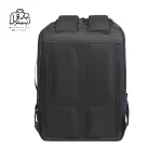 تصویر اختصاصی از نمای پشتی کوله‌پشتی پاورگینگ کد ۱۲۰۲۴ در رنگ مشکی