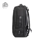 تصویر اختصاصی از نمای کناری کوله‌پشتی پاورگینگ کد ۱۲۰۲۴ در رنگ مشکی