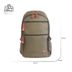 تصویر اختصاصی از سایزبندی کوله پشتی ولنتیر کد 1821-03 در رنگ سبز