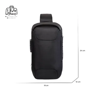 تصویر اختصاصی از سایزبندی بادی‌ بگ (کراس بادی) بنج bange پلاس کد ۲۲۰۸۵ در رنگ مشکی