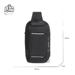 تصویر اختصاصی از سایزبندی بادی‌ بگ (کراس بادی) لیستات کد ۲۰۲۰ در رنگ مشکی