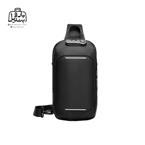 تصویر اختصاصی از نمای جلوی بادی‌ بگ (کراس بادی) لیستات کد ۲۰۲۹ در رنگ مشکی