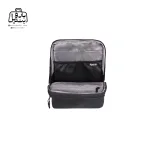 تصویر اختصاصی از زیپ باز کیف دوشی leastat کد ۲۱۲۲ در رنگ مشکی