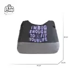 تصویر اختصاصی از نمای جلوی ساک بوبو کد ۶۶۵۶ در رنگ مشکی همراه با سایزبندی