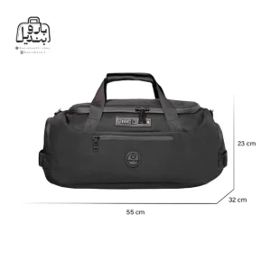 تصویر اختصاصی از سایزبندی ساک ورزشی اوزوکو کد ۹۶۵۱ در رنگ مشکی