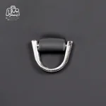 تصویر اختصاصی از جزئیات کیف دستی لپ‌تاپی مونت بلانک کد ۶۱۶۹ در رنگ مشکی