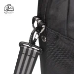 تصویر اختصاصی از جزئیات کیف دستی لپ‌تاپی مونت بلانک کد ۶۱۶۹ در رنگ مشکی