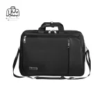 تصویر اختصاصی از نمای جلوی کیف دستی لپ‌تاپی نوژیا کد ۱۳۶۵ در رنگ مشکی