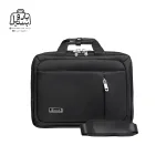 تصویر اختصاصی از نمای جلوی کیف دستی لپ‌تاپی نوژیا کد ۵۰۳۶ در رنگ مشکی