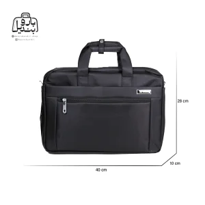 تصویر اختصاصی از سایز بندی کیف دستی لپ‌تاپی نوژیا کد ۶۰۰۵ در رنگ مشکی