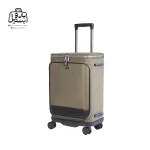 تصویر اختصاصی از نمای جلو و کناری چمدان بنج کد ql۷۰۰ سایز کوچک (داخل کابین) در رنگ سبز