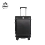 تصویر اختصاصی از نمای جلوی چمدان بنج کد yl۲۰۰ سایز کوچک (داخل کابین) در رنگ مشکی
