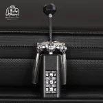 تصویر اختصاصی از قفل چمدان بنج کد yl۲۰۰ سایز کوچک (داخل کابین) در رنگ مشکی