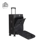 تصویر اختصاصی از زیپ باز چمدان بنج کد yl۲۰۰ سایز کوچک (داخل کابین) در رنگ مشکی