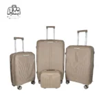 تصویر اختصاصی از چمدان چهار تکهٔ هرموسا کد ۸۰۲۱ در رنگ کرم