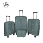 تصویر اختصاصی از چمدان چهار تکهٔ هرموسا کد ۸۰۲۱ در رنگ سبز طوسی