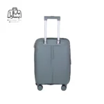 تصویر اختصاصی از نمای پشتی کیف آرایشی چمدان هرموسا کد ۸۰۲۱ در رنگ سبز طوسی