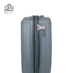 تصویر اختصاصی از نمای کناری سایز کوچک (داخل کابین) چمدان هرموسا کد ۸۰۲۱ در رنگ سبز طوسی