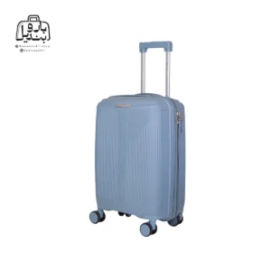 تصویر اختصاصی از سایز کوچک (داخل کابین) چمدان هرموسا کد ۸۰۲۱ در رنگ آبی روشن