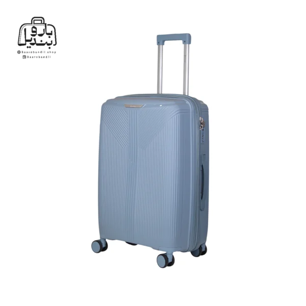 تصویر اختصاصی از چمدان هرموسا کد ۸۰۲۱ سایز متوسط در رنگ آبی روشن