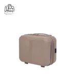 تصویر اختصاصی از کیف آرایشی چمدان هرموسا کد ۸۰۲۱ در رنگ کرم