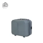 تصویر اختصاصی از کیف آرایشی چمدان هرموسا کد ۸۰۲۱ در رنگ سبز طوسی