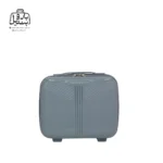 تصویر اختصاصی از نمای جلوی کیف آرایشی چمدان هرموسا کد ۸۰۲۱ در رنگ سبز طوسی